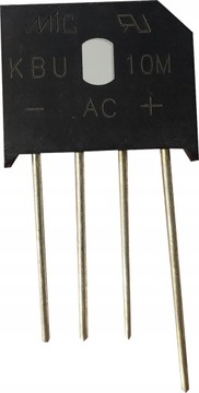 MOSTEK PROSTOWNICZY 10A 1000V KBU1010