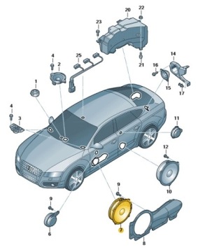 НЧ ПЕРЕДНИЙ OE AUDI A6 C7 A7 RS7 4G2035415