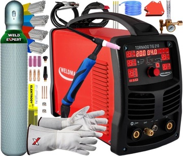 SPAWARKA WELDMAN TORNADO 210 AC/DC MMA PULS 230V