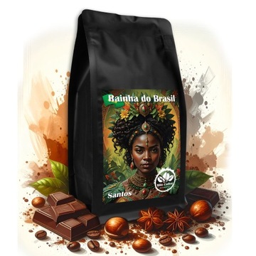 Kawa ziarnista - RAINHA DO BRASIL - 500g -świeżo palona- 100% ARABICA Milo