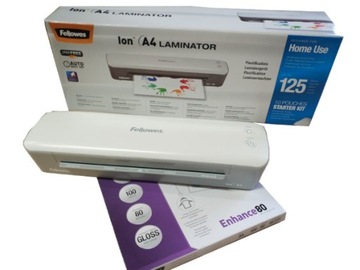 Super Laminator A4 Fellowes + 110 szt Folii z ABS!