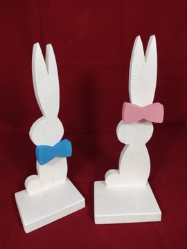 ZAJĄC ZAJĄCZEK 57CM WIELKANOCNY KRÓLIK DREWNIANY DEKORACJA DO DOMU FIGURKA