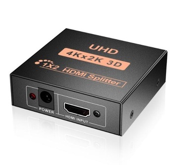 SPLITTER HDMI 1x2 ROZDZIELACZ 4Kx2K ULTRA HD 4K