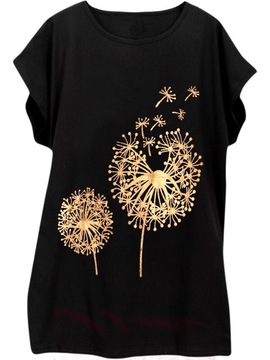 Kobieca dłuższa bluzka z bawełny Plus Size 3XL 46
