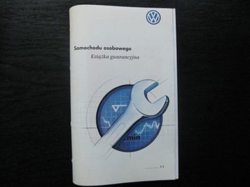 Сервисная книжка VW польская PL VW 1998 года оригинал