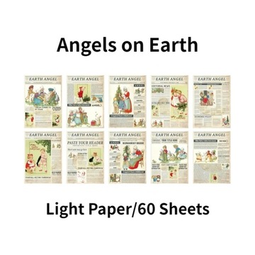 Vintage Fairy Tale Series Scrapbooking Paper for DIY Sticky Notes Diary Car