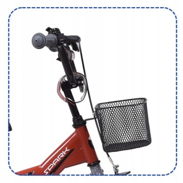 ДЕТСКИЙ ВЕЛОСИПЕД 14 дюймов КОРЗИНА + НАПРАВЛЯЮЩАЯ БЕСПЛАТНО