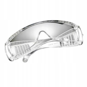 3x Wiatroszczelne okulary rowerowe Przezroczyste