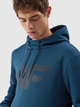 4F МУЖСКАЯ СПОРТИВНАЯ ФУТБОЛКА С БАЗОВЫМ КАПЮШОНОМ