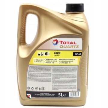 5W40 9000 ENR 5/TOT МАСЛО 5W-40 TOTAL QUARTZ 9000 E