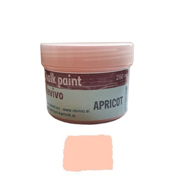Farba kredowa REVIVO do mebli, zdobień, drewna, vintage - APRICOT 250 ml
