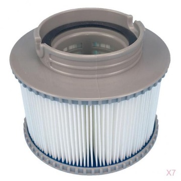 7x wkłady z filtrem basenowym ABS do wanny z hydromasażem