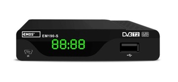 Небольшой декодер DVB-T2 для наземного телевидения EMOS