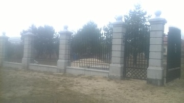 OGRODZENIA DWORKOWE,SŁUPY,PAŁACOWE