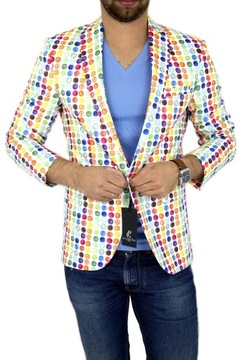 GIOVANNI PERA Куртка мужская D001 в горошек 52 л