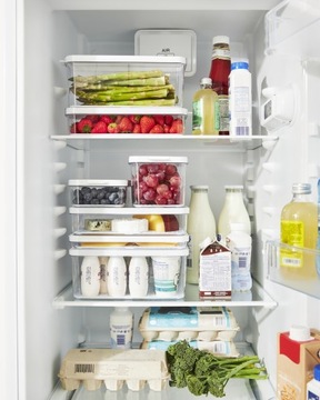 ROTHO КОНТЕЙНЕР-ОРГАНИЗАТОР ДЛЯ ХОЛОДИЛЬНИКА ДЛЯ МЯСА И СЫРА 2,6 Л CAUMA