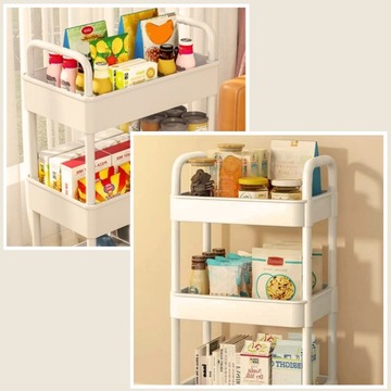 Кухонная тележка СТОЛ НА КОЛЕСАХ 4-ЯРУСНАЯ ТЕЛЕЖКА С ЗАМКОМ НА КОЛЕСАХ