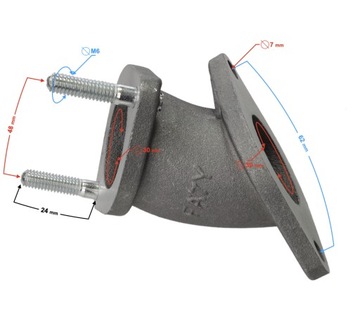 Króciec ssący DB250 MZK