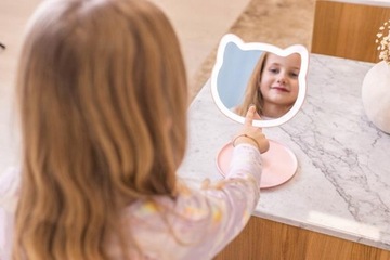 Косметическое зеркало InnoGIO GIOperfect Pink Cat со светодиодной подсветкой