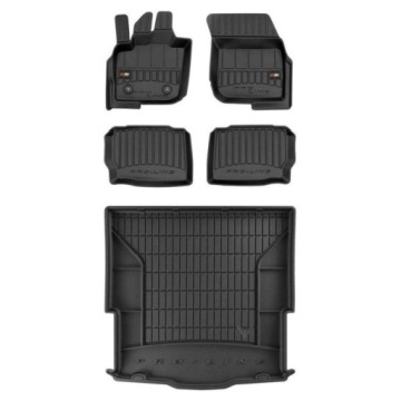 3D gumová sada koberců a rohožek Ford Mondeo V 2014-2022 Kombi, rozteč mě