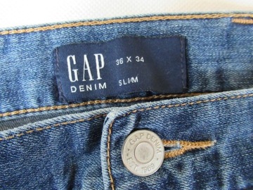 GAP __ SLIM WASH JEANS SPODNIE __ 36/34