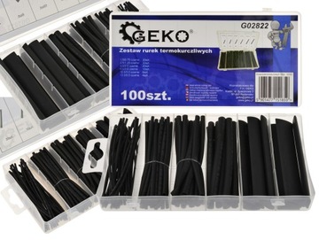ZESTAW RUREK RURKI TERMOKURCZLIWE 100SZT.