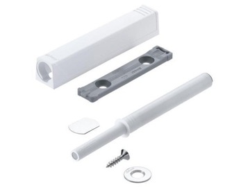BLUM TIP-ON do drzwi magnes, biały długi + adapter