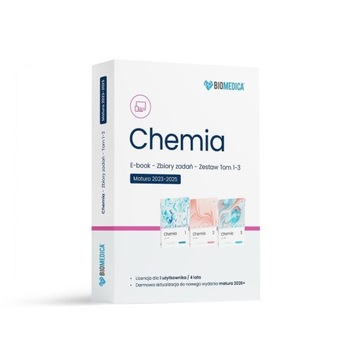 EBOOK CHEMIA ZBIÓR ZADAŃ MATURA 2024-2025 T.1-3