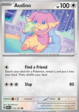 Karta Pokemon Audino (OBF 173) 173/197
