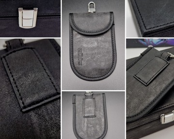 Pudełko na Kluczyk Klatka Faraday Blokuje Keyless GSM GPS BOX + Etui + RFID