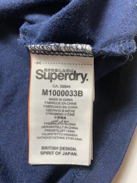 Superdry Super DRY ORYGINLNY granatowy T SHIRT/ KOSZULKA rozmiar M