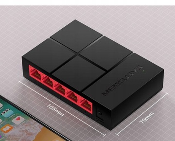 Коммутатор 5 портов GIGABIT LAN MERCUSYS MS105G