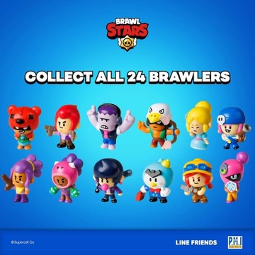 КОЛЛЕКЦИОННАЯ ФИГУРКА BRAWL STARS PMI ИГРОВОЙ ПЕРСОНАЖ, 1 НАБОР BASTRY ROSA