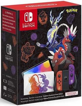 Nintendo SWITCH Oled 64 ГБ Limited Pokemon + 4 игры + стекло + футляр