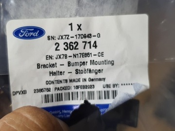 FORD FOCUS MK4 2019- KOMBI LEWY ŚLIZG MOCOWANIE ZDERZAKA TYŁ