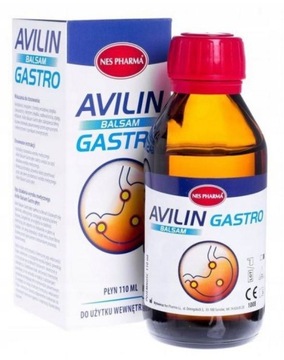 Avilin Gastro płyn refluks zgaga wrzody 110 ml