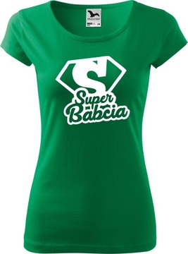 Damska koszulka Prezent Dzień Babci Super Babcia