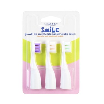 KOŃCÓWKI DO SZCZOTECZKI VITAMMY SMILE kotek, lisek
