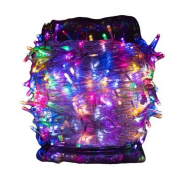 LAMPKI CHOINKOWE ZEWNĘTRZNE / WEWNĘTRZNE 475LED 50M MULTIKOLOR WYTRZYMAŁE