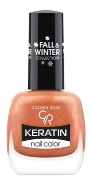 Lakier do paznokci trwały Golden Rose Keratin 207