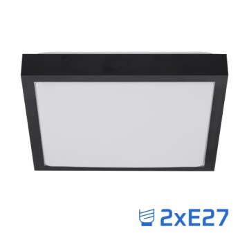 Светодиодный потолочный светильник 2x светильник E27 панель ЛАМПЫ СВЧ-ДАТЧИК ДВИЖЕНИЯ