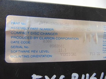 CD-ЧЕЙНДЖЕР 6CD FORD EXCURSION 2003