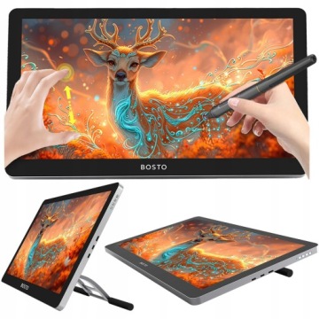 TOUCH BOSTO BT-19UHDT(M) графический планшет с ЖК-экраном 3840x2160