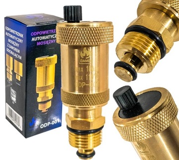 ODPOWIETRZNIK AUTOMATYCZNY Z ZAWOREM ODCINAJĄCYM 1/2