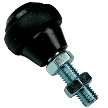 ВЕРХНИЙ РЕЗИНОВЫЙ НАПРАВЛЯЮЩИЙ РОЛИК FI40 ОЦИНКОВАННЫЙ ДЛЯ РАЗДВИЖНЫХ ВОРОТ