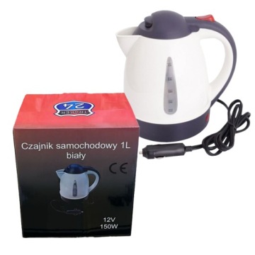 Туристический ЭЛЕКТРОЧАЙНИК для авто 12В 1Л 150ВТ НАГРЕВАТЕЛЬНАЯ ПЛИТА