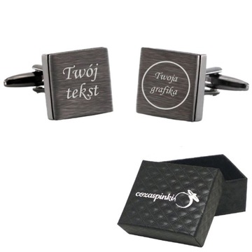 Запонки ВАШ ТЕКСТ ВАША ГРАФИКА свадьба