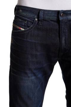 Spodnie DIESEL męskie jeansy rurki slim r.W28