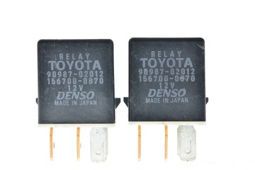 RELÉ TOYOTA CELICA VII 90987-02012 156700-0870 12V