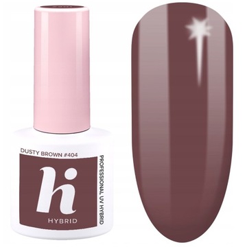 HI HYBRID LAKIER HYBRYDOWY 404 DUSTY BROWN 5ml